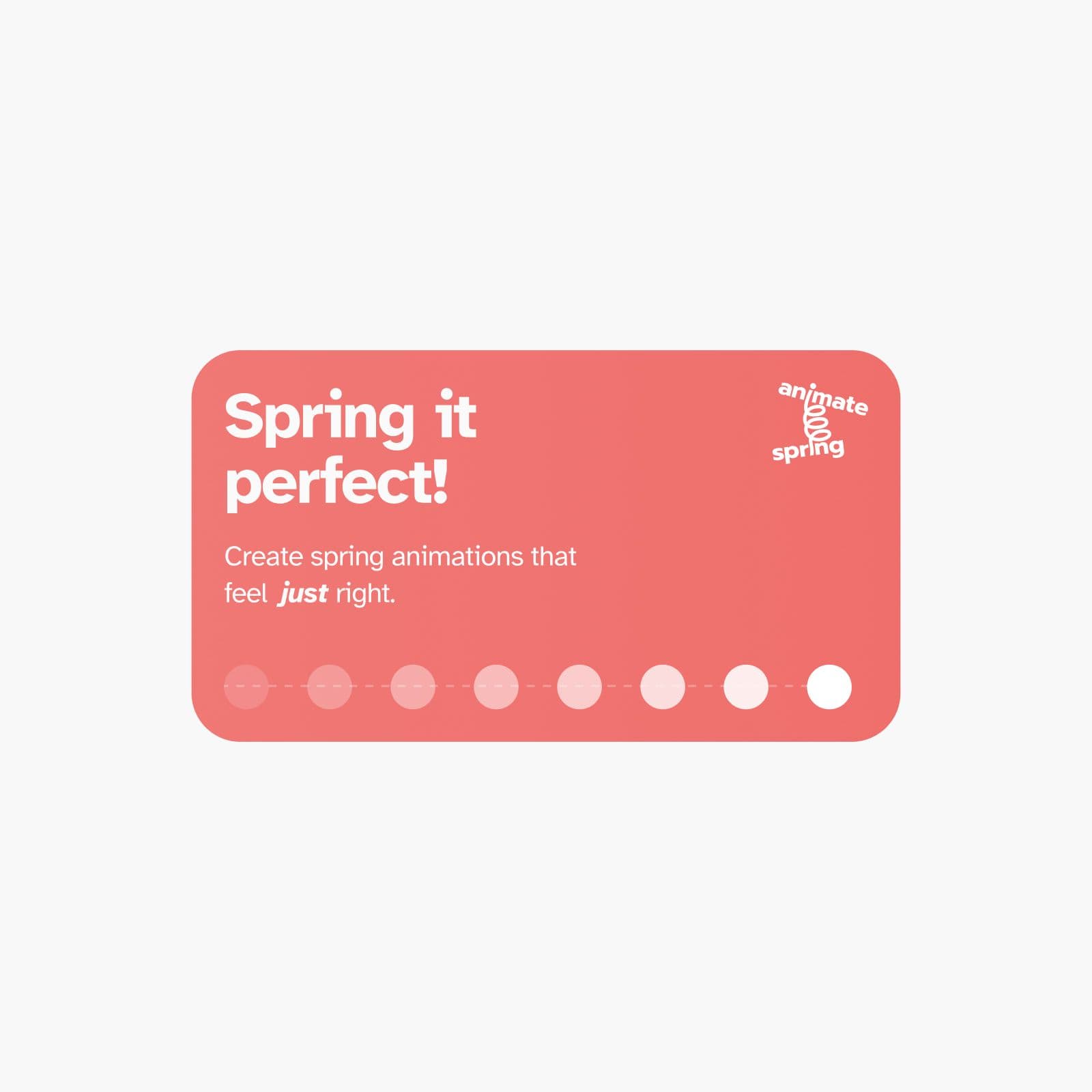 Poster image that says 'Spring it perfect!'